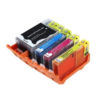 HP 920XL multipack zwart + 3 kleuren inkt cartridges (huismerk incl. chip)
